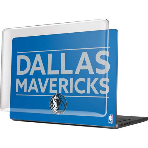 NBA Dallas Mavericks Standard - Light Blue MacBook Pro 14in (2021-24) Case plus Skin