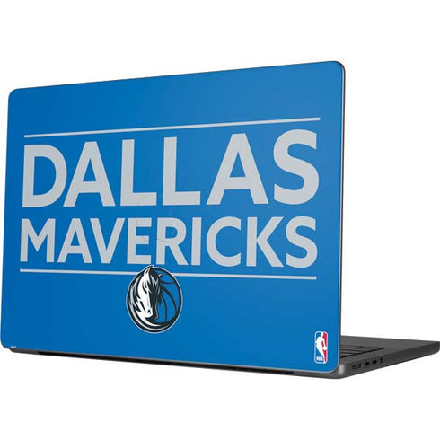 NBA Dallas Mavericks Standard - Light Blue Apple MacBook Pro 14-inch Skin