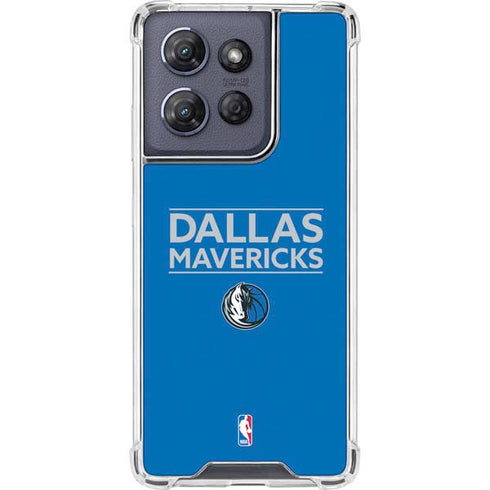 NBA Dallas Mavericks Standard - Light Blue Moto G 5G (2025) Clear Case