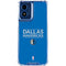 NBA Dallas Mavericks Standard - Light Blue Moto G Play 4G (2024) Clear Case