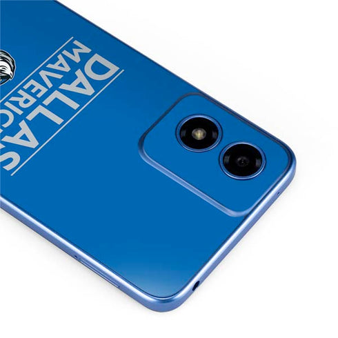 NBA Dallas Mavericks Standard - Light Blue Moto G Play 4G (2024) Skin