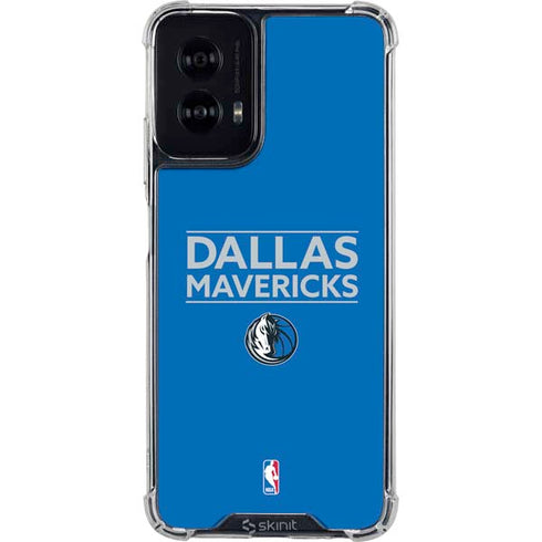 NBA Dallas Mavericks Standard - Light Blue Moto G Power 5G (2024) Clear Case