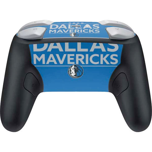 NBA Dallas Mavericks Standard - Light Blue Nintendo Switch 2 (2025) Pro Controller Skin