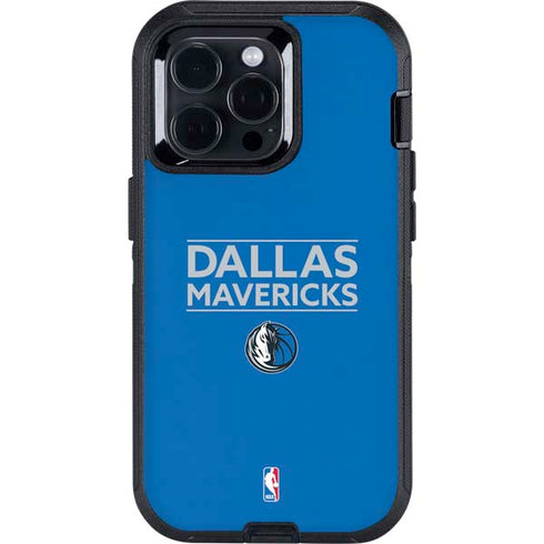 NBA Dallas Mavericks Standard - Light Blue Otterbox Defender iPhone Skin