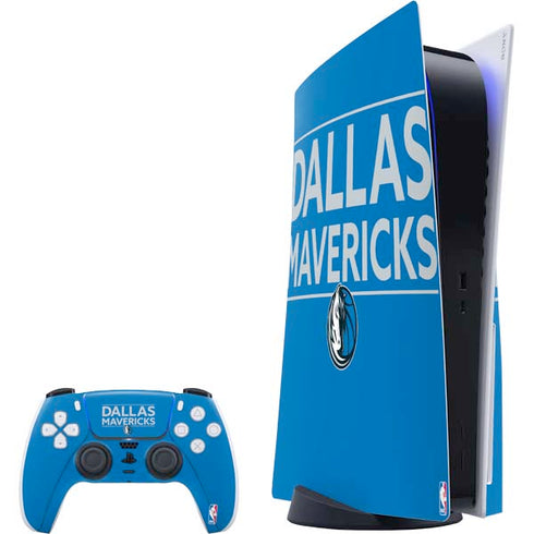 NBA Dallas Mavericks Standard - Light Blue PlayStation PS5 Skins