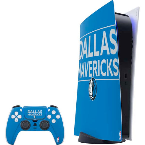NBA Dallas Mavericks Standard - Light Blue PlayStation PS5 Skins