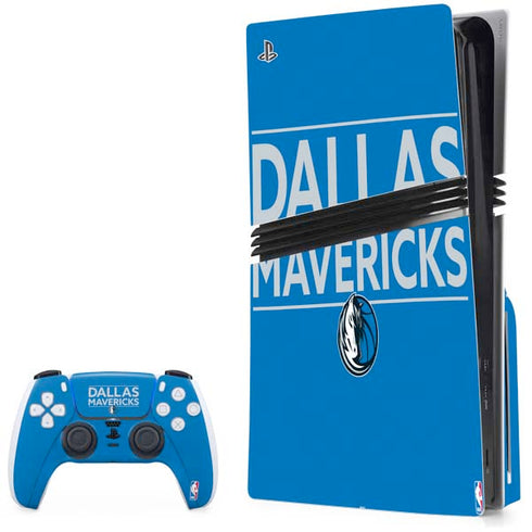 NBA Dallas Mavericks Standard - Light Blue PlayStation PS5 Skins