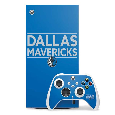 NBA Dallas Mavericks Standard - Light Blue Xbox Series X Skins