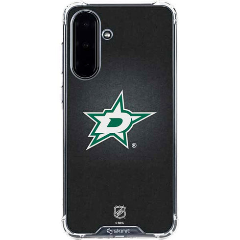 NHL Dallas Stars Black Background Galaxy A36 5G Clear Case