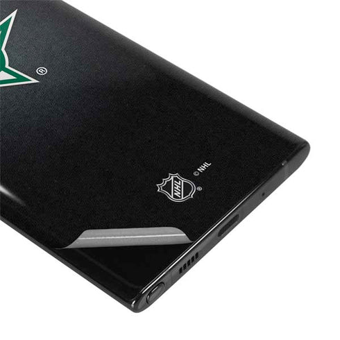 NHL Dallas Stars Black Background Galaxy Note 10 Plus Skin