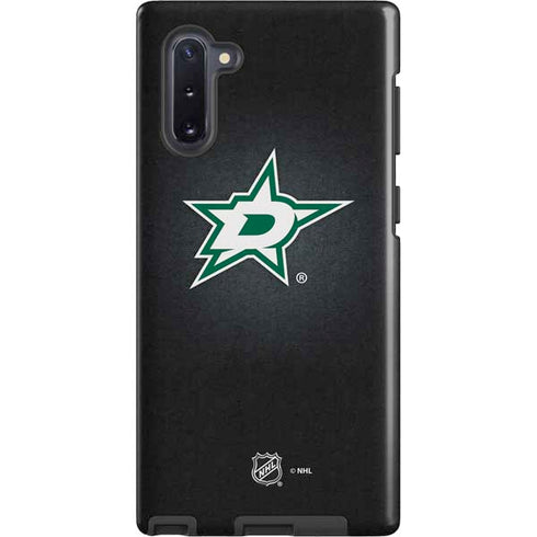 NHL Dallas Stars Black Background Galaxy Cases