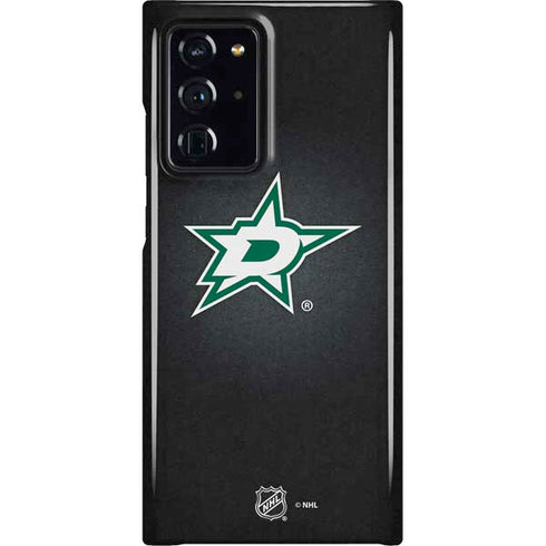 NHL Dallas Stars Black Background Galaxy Cases