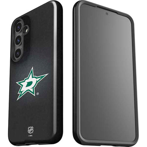 NHL Dallas Stars Black Background Galaxy S25 Plus Impact Case