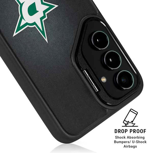 NHL Dallas Stars Black Background Galaxy S25 Plus Kickstand Case