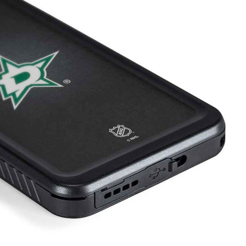 NHL Dallas Stars Black Background Galaxy S24 Plus Waterproof Case