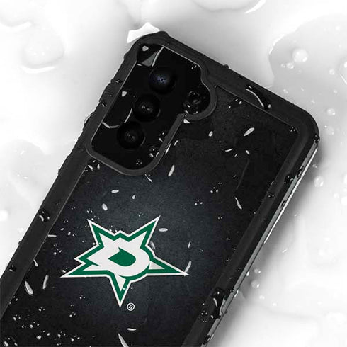 NHL Dallas Stars Black Background Galaxy S24 Plus Waterproof Case