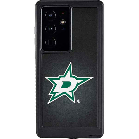 NHL Dallas Stars Black Background Galaxy S24 Ultra Waterproof Case
