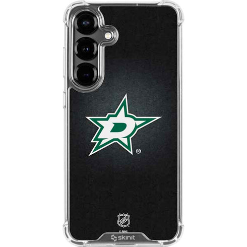 NHL Dallas Stars Black Background Galaxy S26 Plus Clear Case