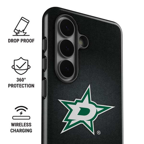 NHL Dallas Stars Black Background Galaxy S26 Plus Impact Case