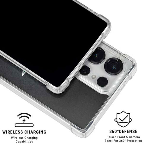 NHL Dallas Stars Black Background Galaxy S26 Ultra Clear Case