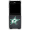 NHL Dallas Stars Black Background Galaxy Z Flip6 Clear Case