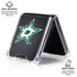 NHL Dallas Stars Black Background Galaxy Z Flip6 Clear Case