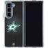 NHL Dallas Stars Black Background Galaxy Z Fold5 5G Clear Case