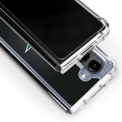 NHL Dallas Stars Black Background Galaxy Z Fold5 5G Clear Case