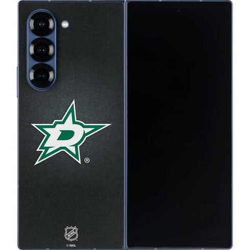 NHL Dallas Stars Black Background Galaxy Z Fold6 Skin