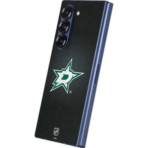 NHL Dallas Stars Black Background Galaxy Z Fold6 Skin