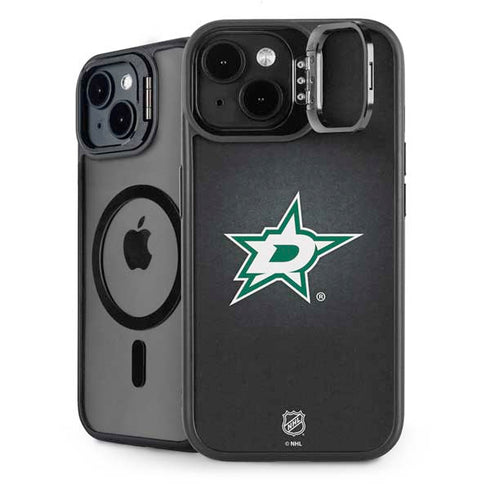 NHL Dallas Stars Black Background iPhone 14 Plus Kickstand Case