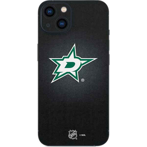 NHL Dallas Stars Black Background iPhone Skins