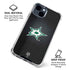 NHL Dallas Stars Black Background iPhone 15 Clear Case