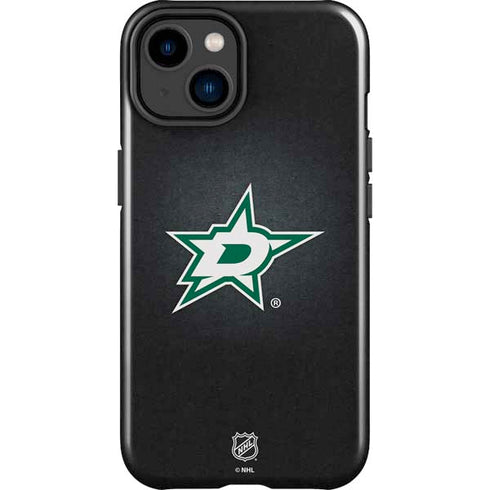 NHL Dallas Stars Black Background iPhone 15 Impact Case