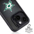 NHL Dallas Stars Black Background iPhone 15 Plus Kickstand Case