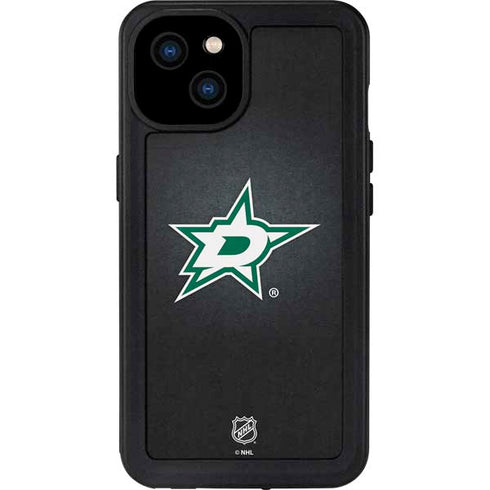 NHL Dallas Stars Black Background iPhone 15 Plus Waterproof Case