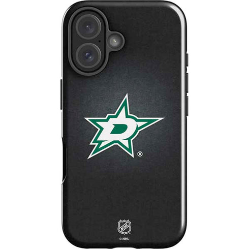 NHL Dallas Stars Black Background iPhone 16 Impact Case