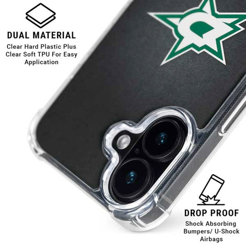 NHL Dallas Stars Black Background iPhone 16 MagSafe Case