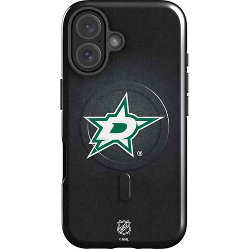 NHL Dallas Stars Black Background iPhone 16 Magsafe Impact Case