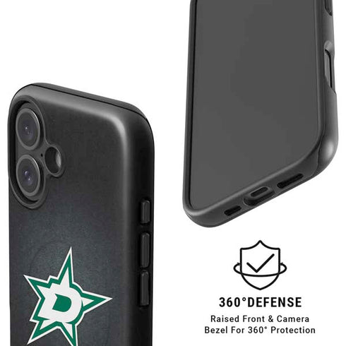 NHL Dallas Stars Black Background iPhone 16 Plus Magsafe Impact Case