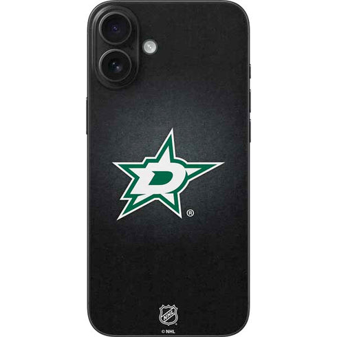 NHL Dallas Stars Black Background iPhone 16 Plus Skin