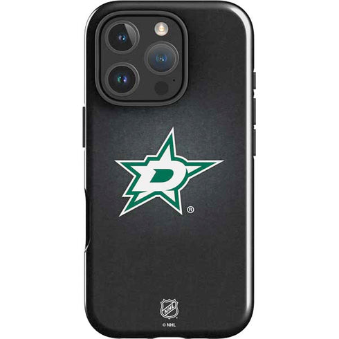NHL Dallas Stars Black Background iPhone 16 Pro Impact Case