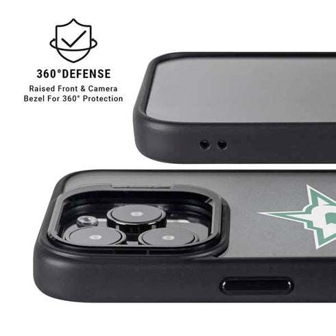 NHL Dallas Stars Black Background iPhone 16 Pro Kickstand Case