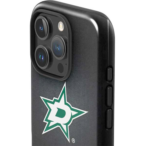 NHL Dallas Stars Black Background iPhone 16 Pro Max Impact Case