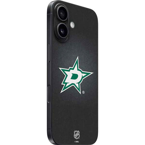 NHL Dallas Stars Black Background iPhone 16 Skin