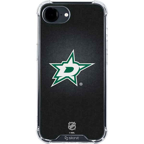 NHL Dallas Stars Black Background iPhone 16e Clear Case