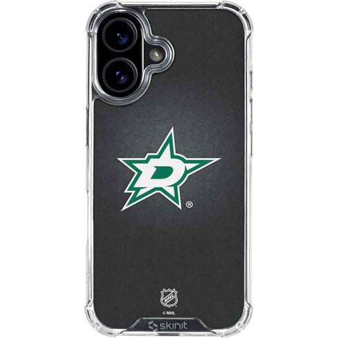 NHL Dallas Stars Black Background iPhone 17 Clear Case