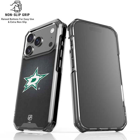 NHL Dallas Stars Black Background iPhone 18 Pro Clear Case