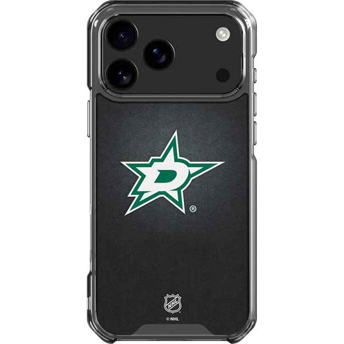 NHL Dallas Stars Black Background iPhone 18 Pro Max Clear Case