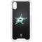 NHL Dallas Stars Black Background iPhone XS Clear Case